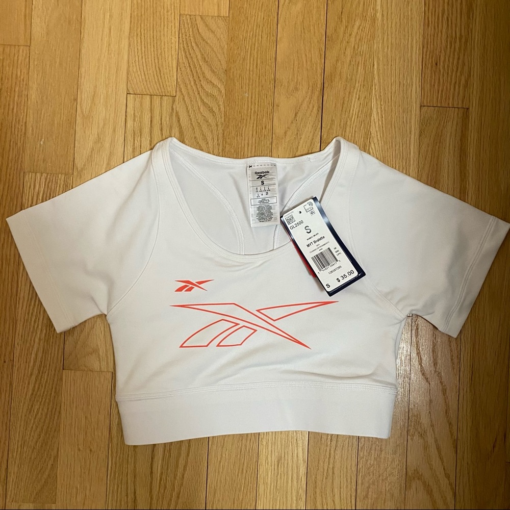 Reebok cropped workout top